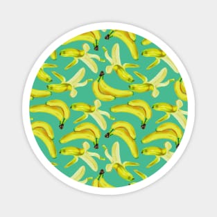 Cute Ripe Yellow Banana Nature Tropical Fruit Pattern Gift Magnet